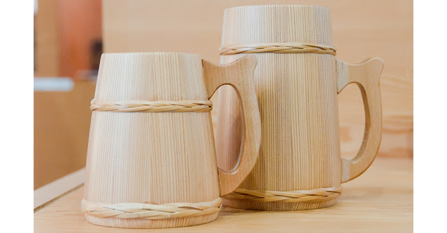 Akita cedar mug